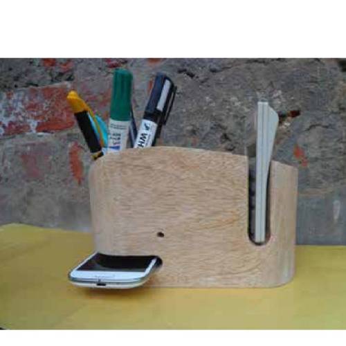 Wood Whale Organiser